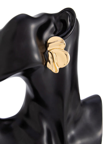 Irregularity Flower Shape Earrings Accessories