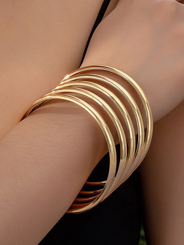 Geometric Layered Bracelet Accessories
