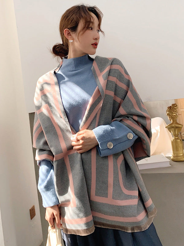 Imitation Cashmere Double-Sided Shawl