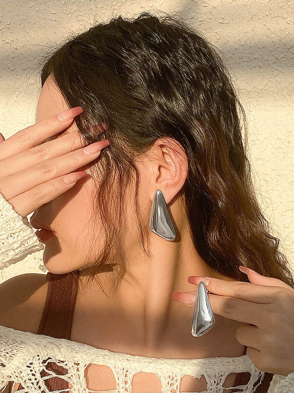 Geometric Drop Earrings