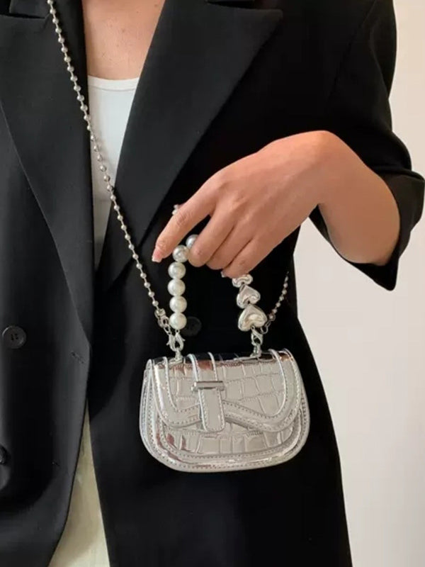 Beaded Shiny Split-Joint Bags Bags Accessories Crossbody Bags