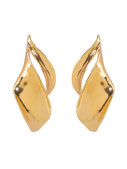 Geometric Solid Color Drop Earrings