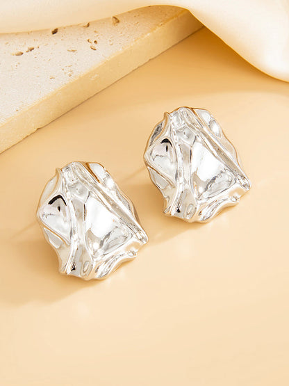 Irregularity Shiny Earrings Accessories