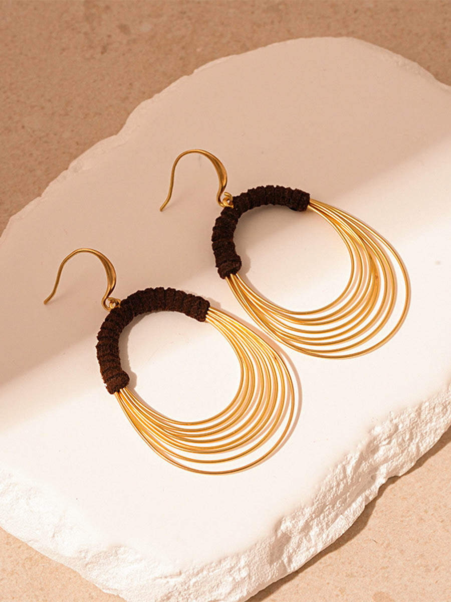 Geometric Drop Earrings