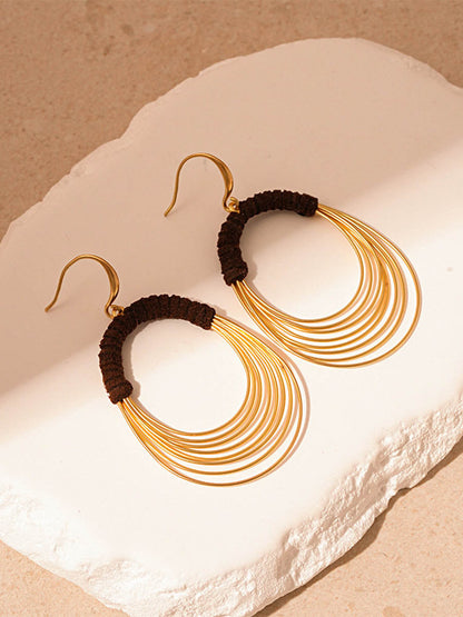 Geometric Drop Earrings