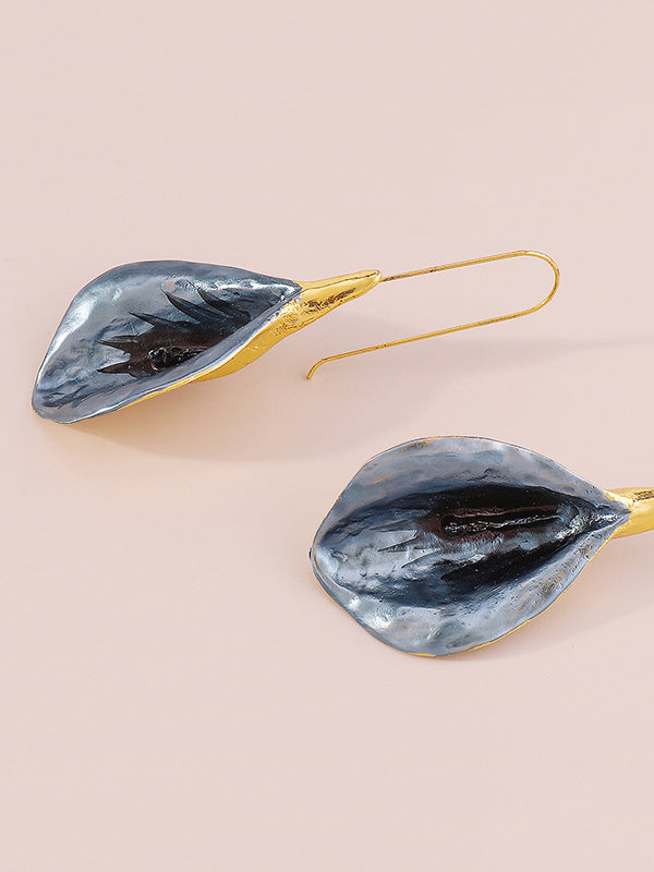 Flower Shape Drop Earrings Earrings Accessories