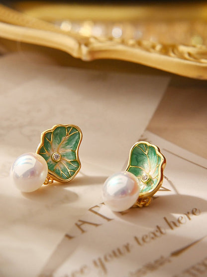 Contrast Color Rhinestone Eardrop Accessories