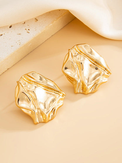 Irregularity Shiny Earrings Accessories
