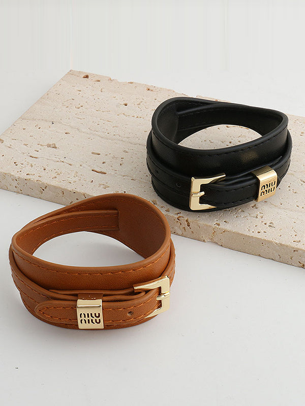 Buckle Geometric Bracelet Accessories