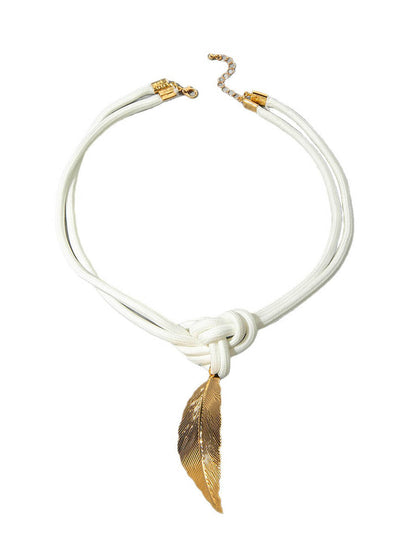 Geometric Leaves Shape Necklaces Accessories