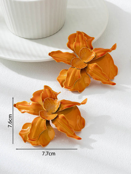 Flower Shape Earrings Accessories