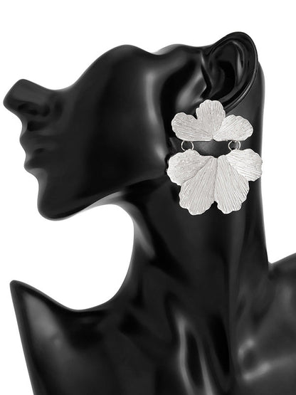 Irregularity Flower Shape Earrings Accessories