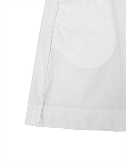 Half Sleeves Loose Pockets Solid Color Three-Dimensional Flower Off-The-Shoulder Mini Dresses