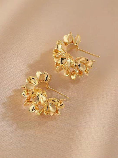 Flower Shape Earrings Accessories