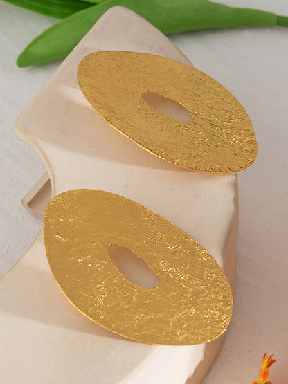 Geometric Solid Color Drop Earrings