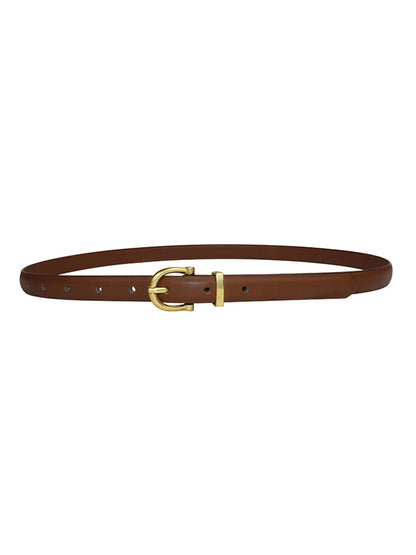 Buckle Contrast Color Split-Joint Belts