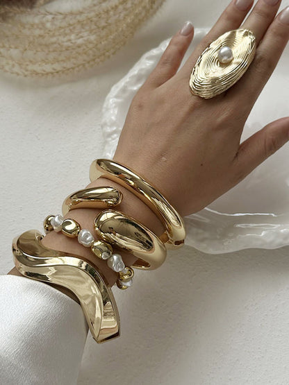 Geometric Solid Color Bracelet Accessories