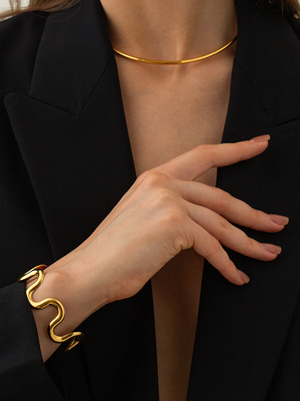 Geometric Solid Color Bracelet Accessories