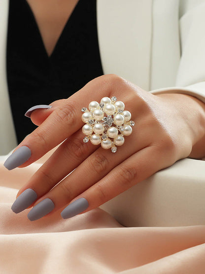 Adjustable Flower Shape Geometric Rings Accessories