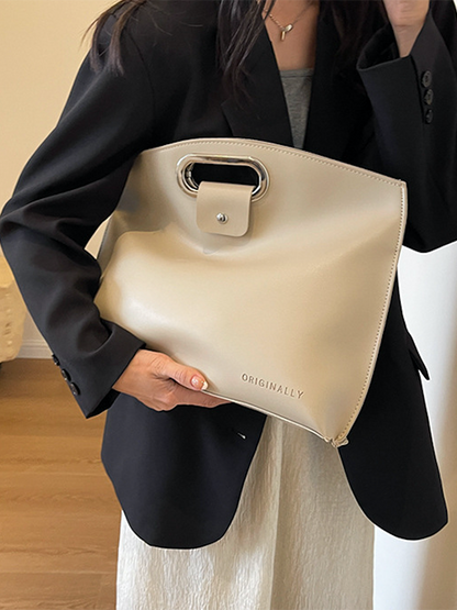 Two-Piece Set Hollow Solid Color Bags Accessories Handbags