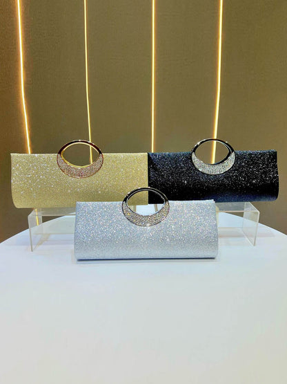 Chains Rhine Stones Sequined Evening Bags & Clutches Handbags