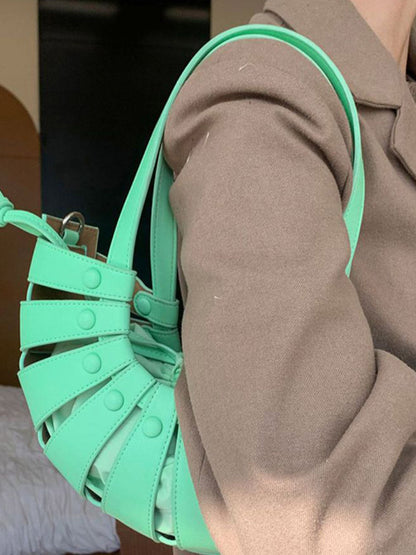 Drawstring Hollow Evening Bags & Clutches