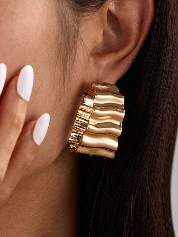 Geometric Drop Earrings