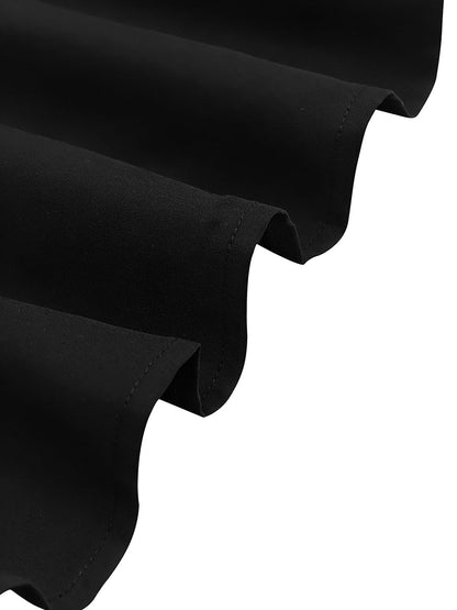 Loose Short Sleeves Buttoned Pockets Split-Joint Lapel Maxi Dresses