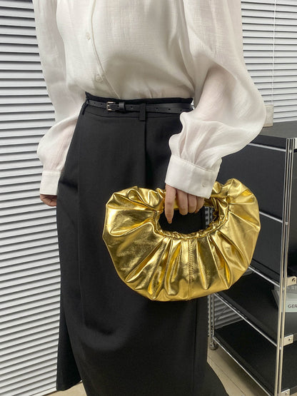 Geometric Pleated Evening Bags & Clutches
