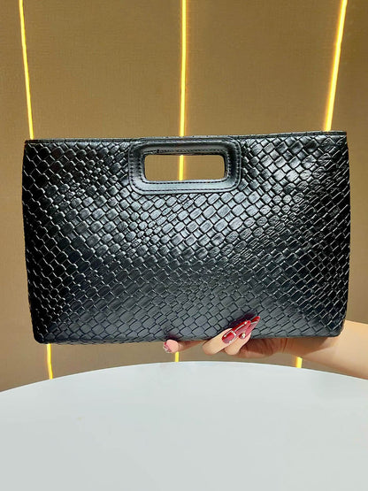 Chains Geometric Shiny Snakeskin Crossbody Bags Evening Bags & Clutches