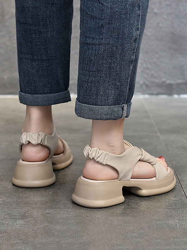 Open Toe Platform Shoes Sandals