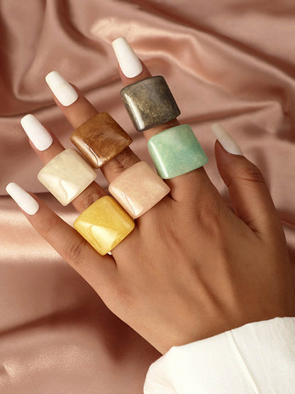 Geometric Rings Accessories