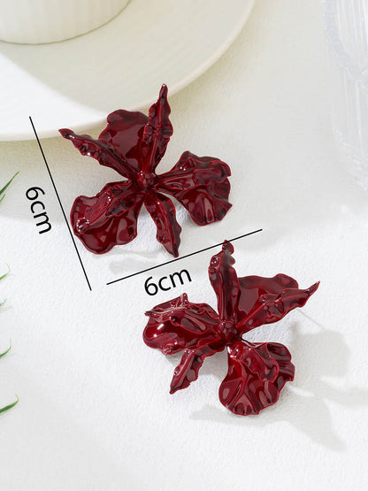 Flower Shape Earrings Accessories