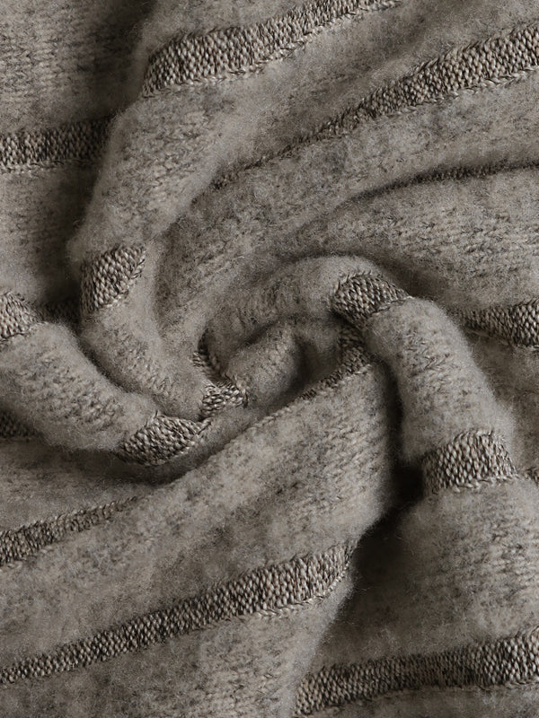 A-Line High Waisted Buttoned Elasticity Solid Color Tied Waist V-Neck Midi Dresses