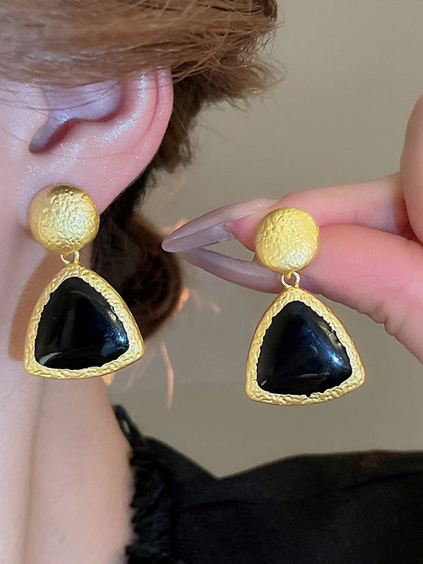 Geometric Drop Earrings
