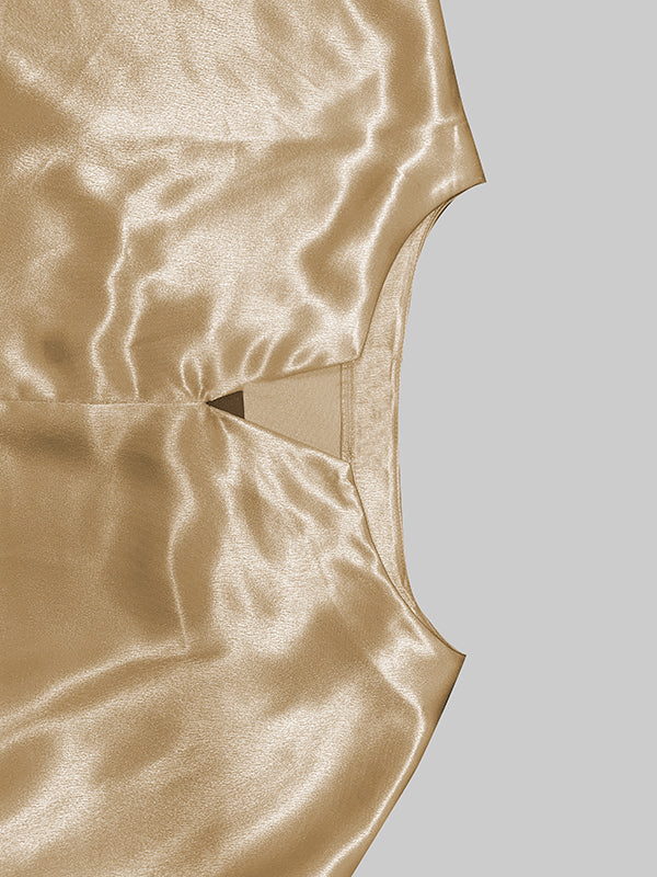 A-Line Half Sleeves Elasticity Flower Print Split-Front V-Neck Maxi Dresses