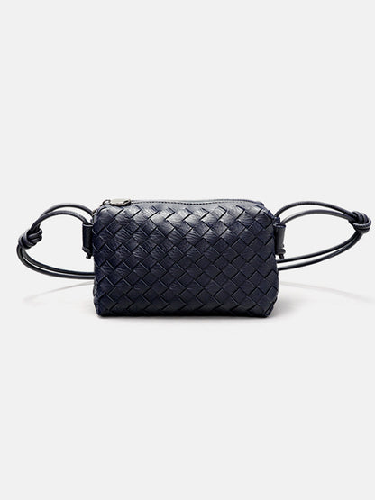Woven Zipper Bags Crossbody Bags