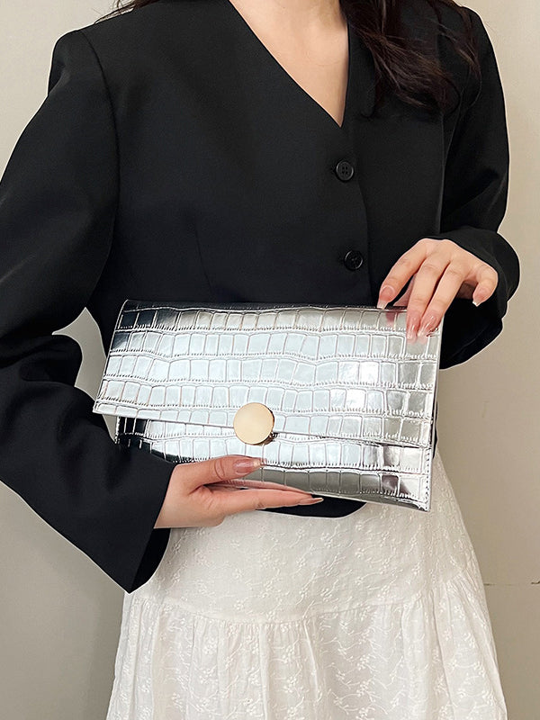 Geometric Shiny Split-Joint Bags Handbags