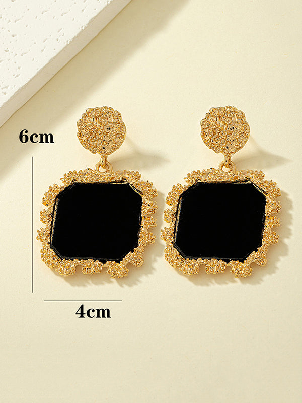 Geometric Drop Earrings