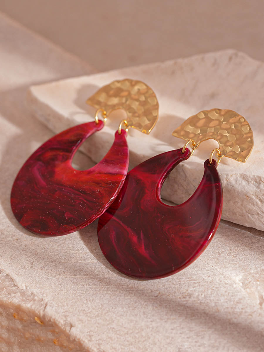 Geometric Drop Earrings