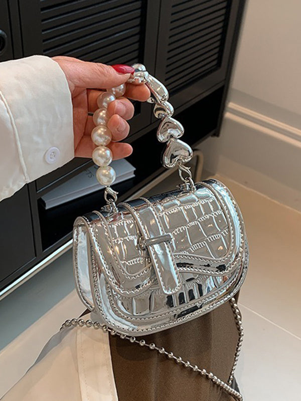 Beaded Shiny Split-Joint Bags Bags Accessories Crossbody Bags