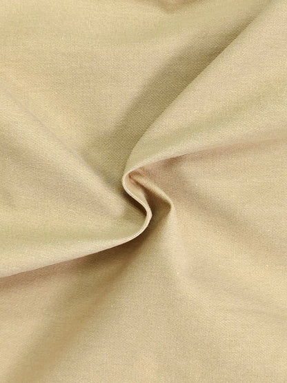High Waisted Wide Leg Elasticity Pleated Pockets Solid Color Zipper Capri-Pants Cropped Trousers