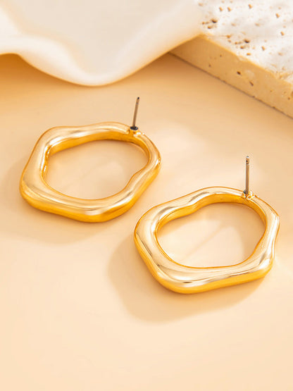 Irregularity Shiny Earrings Accessories