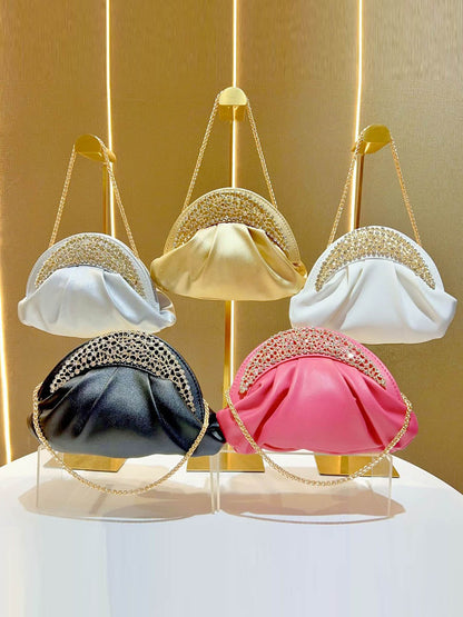 Chains Rhine Stones Evening Bags & Clutches Handbags
