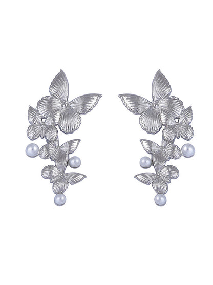 Butterfly Shape Shiny Earrings Accessories