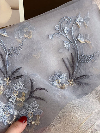 Embroidered Keep Warm Shawl&Scarf