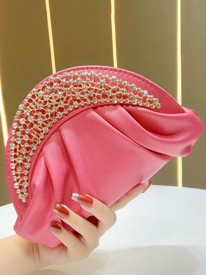 Chains Rhine Stones Evening Bags & Clutches Handbags