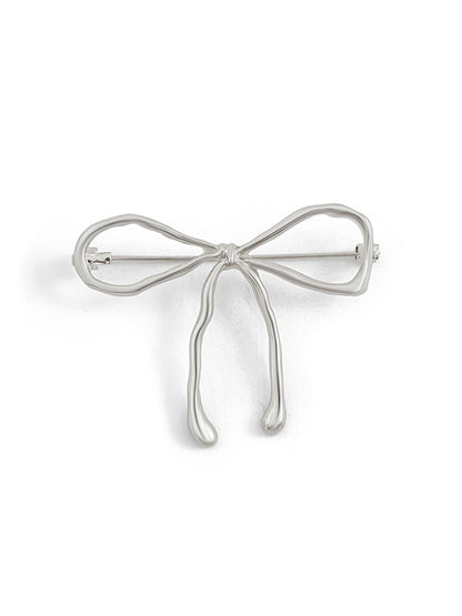 Bowknot Solid Color Brooch Accessories