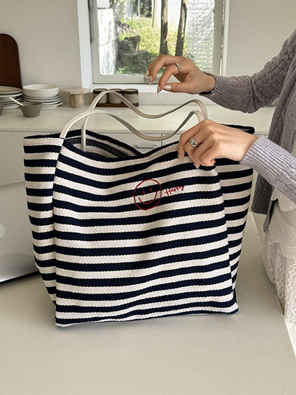 Split-Joint Striped Bags Handbags Shoulder Bags