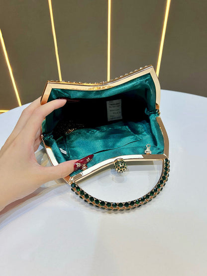 Chains Rhine Stones Evening Bags & Clutches Handbags